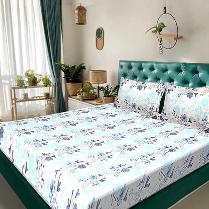 Floral Extravaganza Double Bed Bedsheet