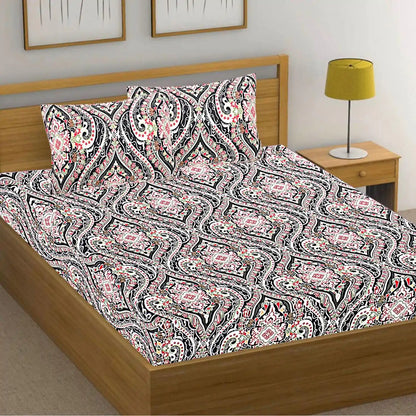 Nazakat Print Double Bed Bedsheet