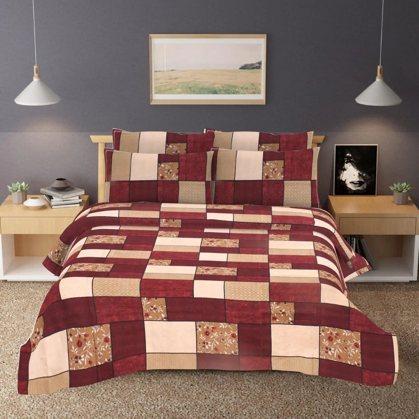 Snuggle Soft Double Bed Bedsheet