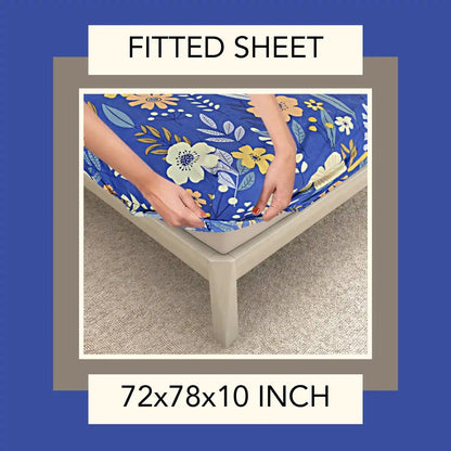 Floral Wonder Fitted Bedsheet