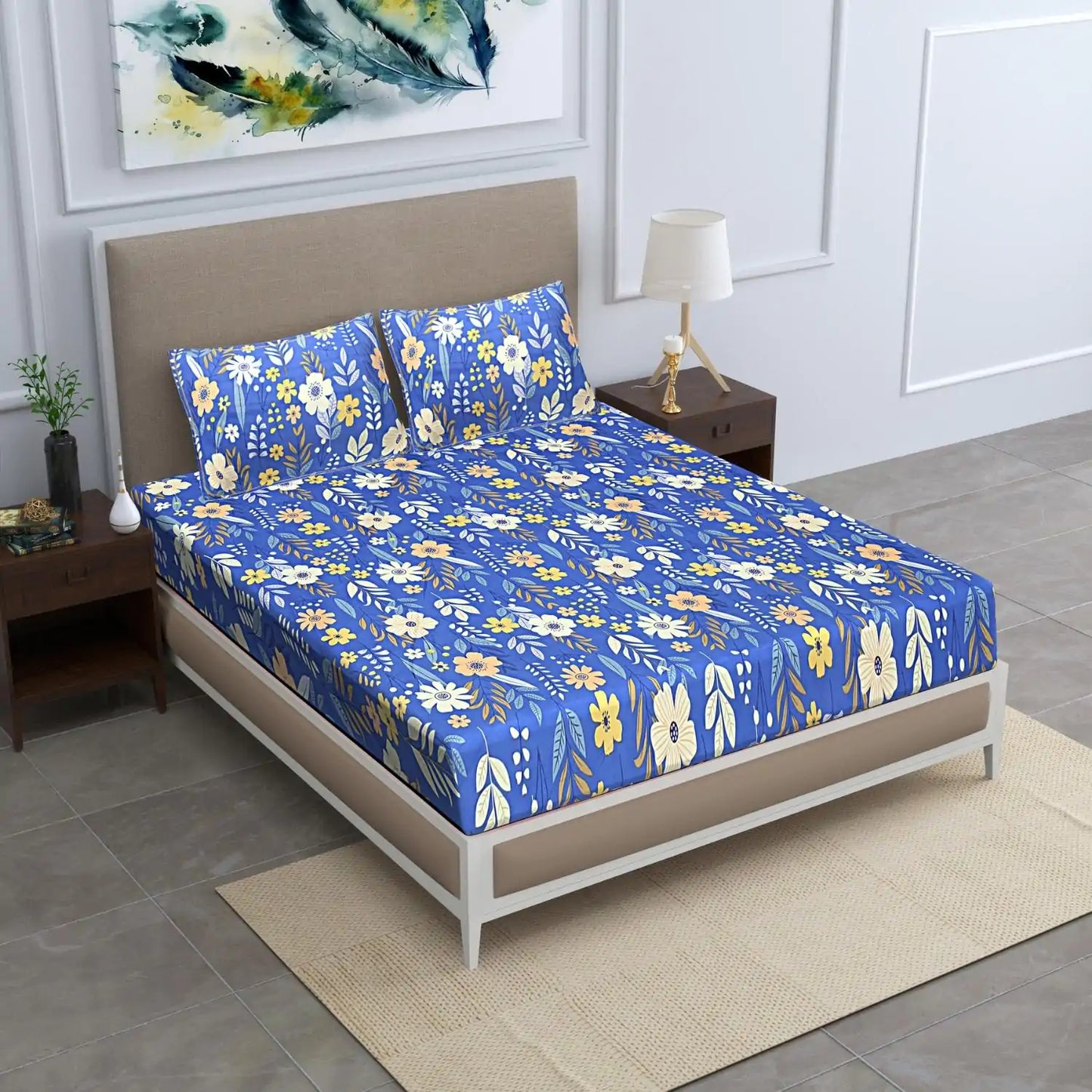 Floral Wonder Fitted Bedsheet