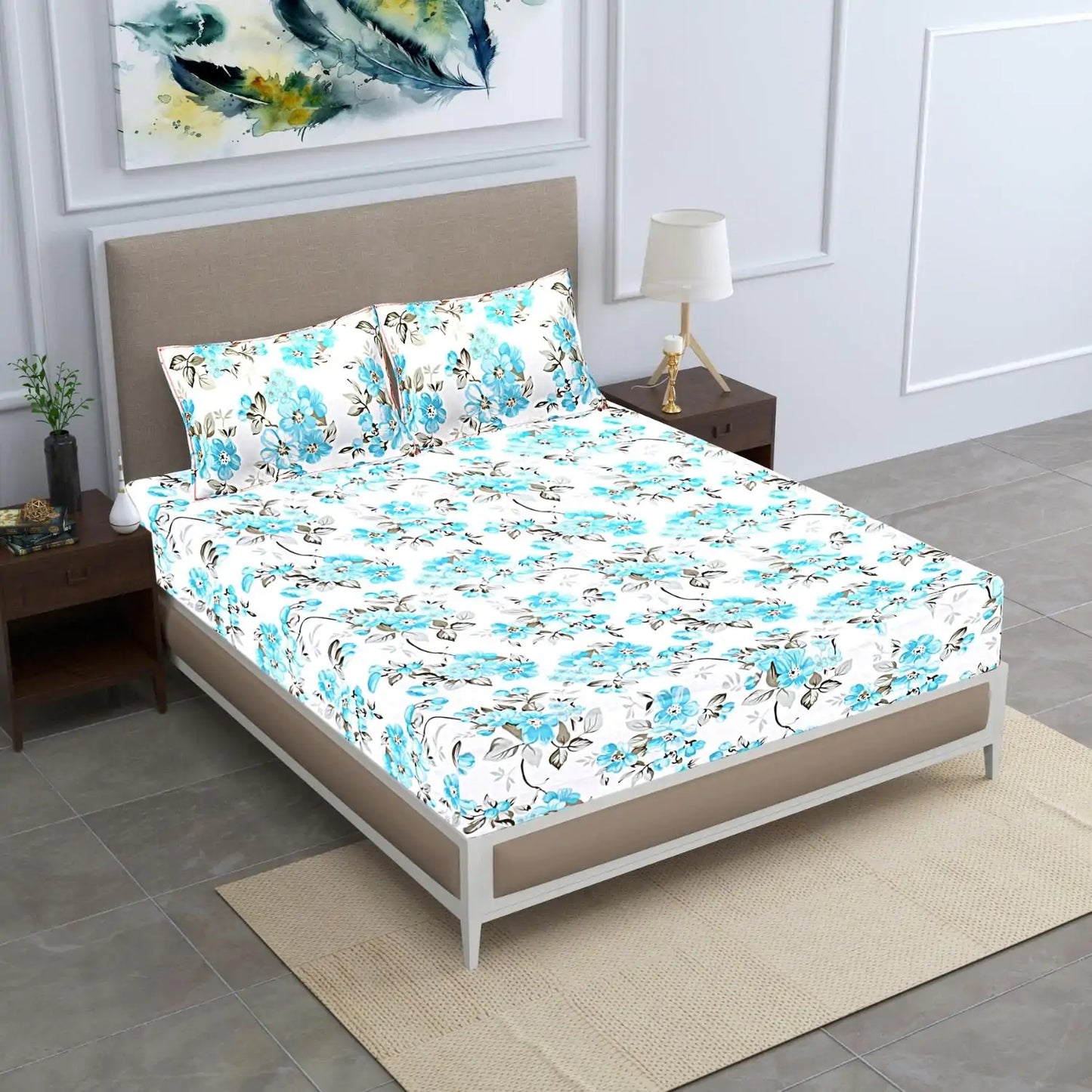 Botanical Garden Double Bed Bedsheet