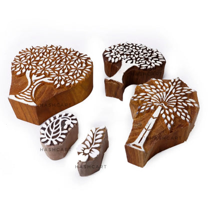 Trees Printing Stamps