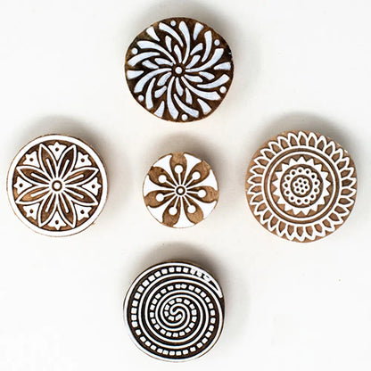 Round Designs Handmade Printing Blocks