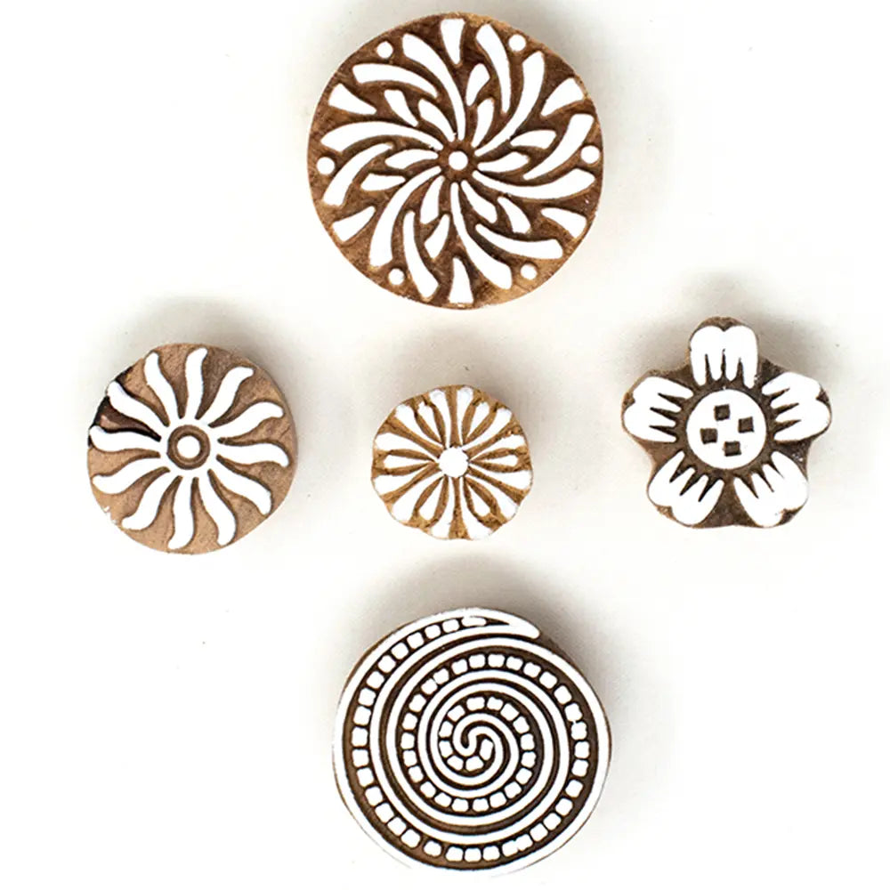 Circle Wooden Stamps