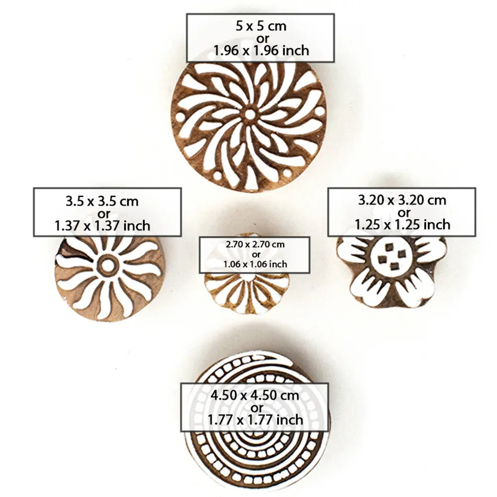 Circle Wooden Stamps