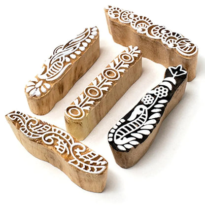 Heena Tattoo Printing Wooden Blocks