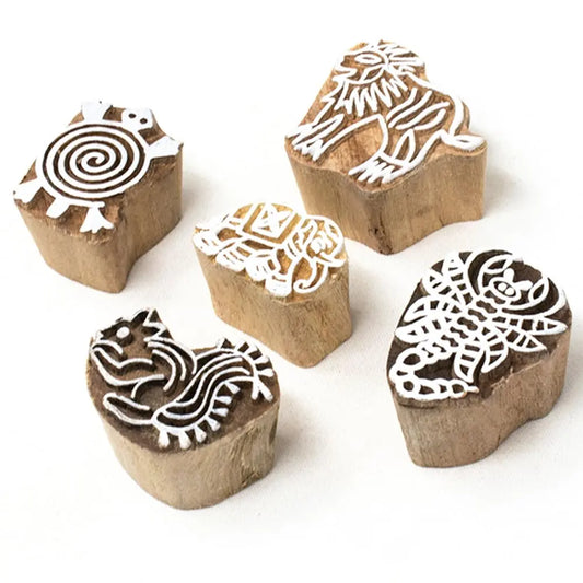 Jungle Theme Wooden Block Set