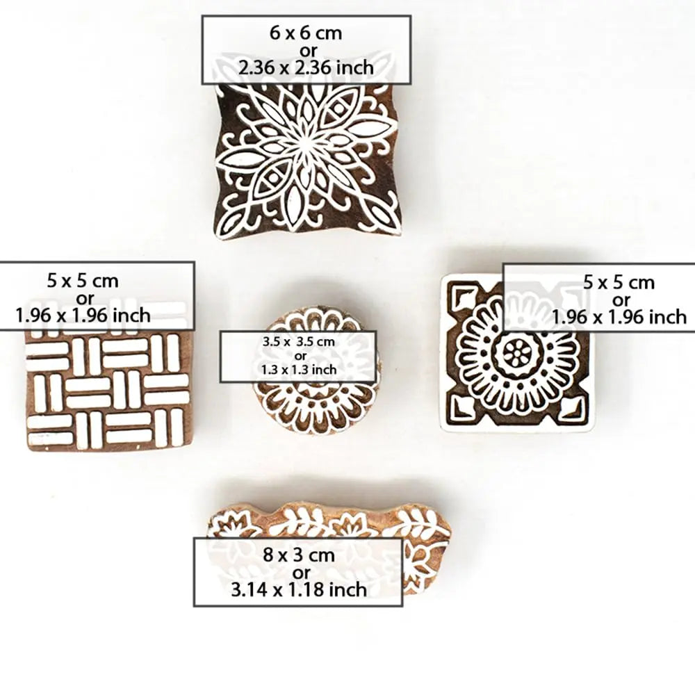 Handmade Printing Stamps of Wood