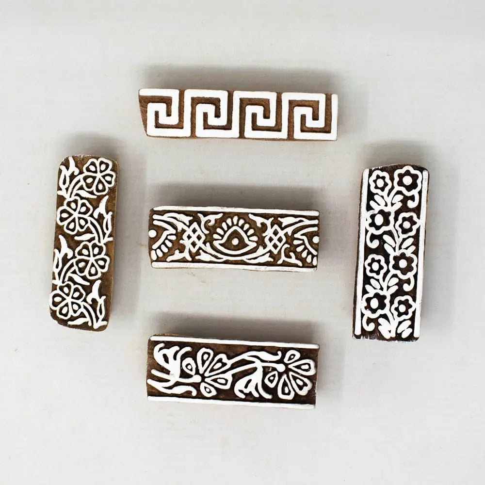 Border Printing Wooden Stamps