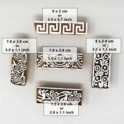 Border Printing Wooden Stamps