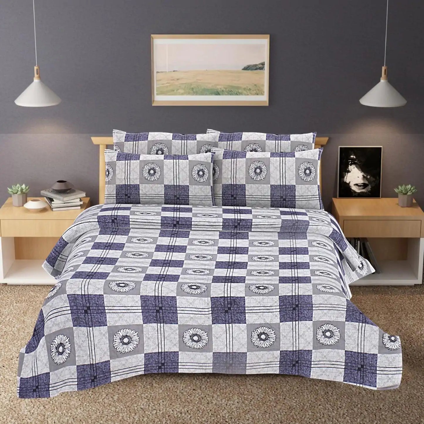 Jaali Dream Double Bed Bedsheet