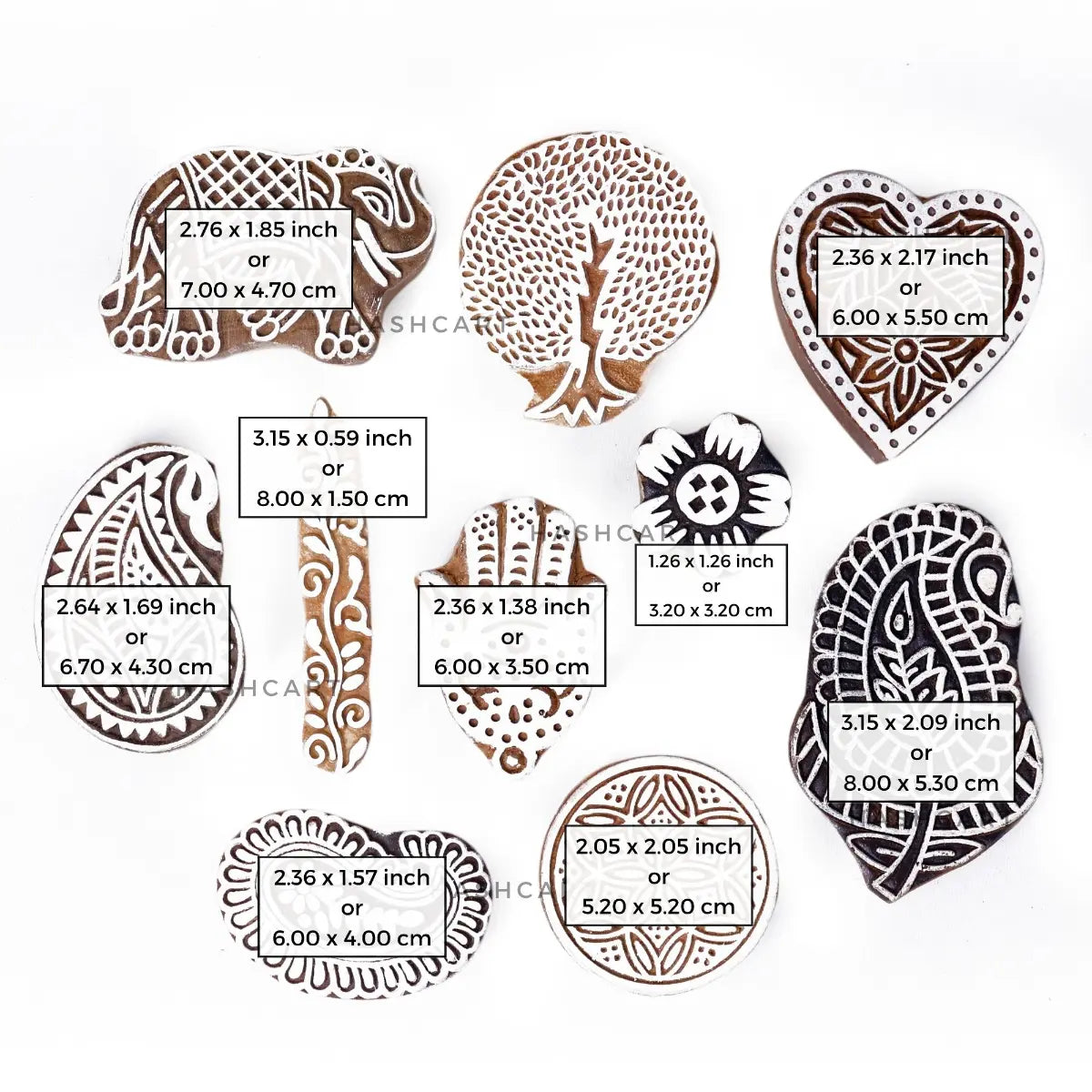 Wooden Printings Blocks & Stamps