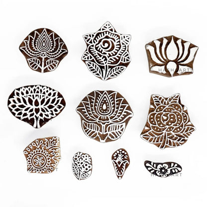 Lotus Block Printing Designs