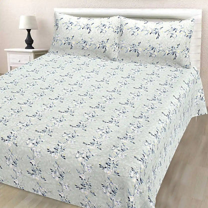 Scattered Blooms Double Bed Bedsheet