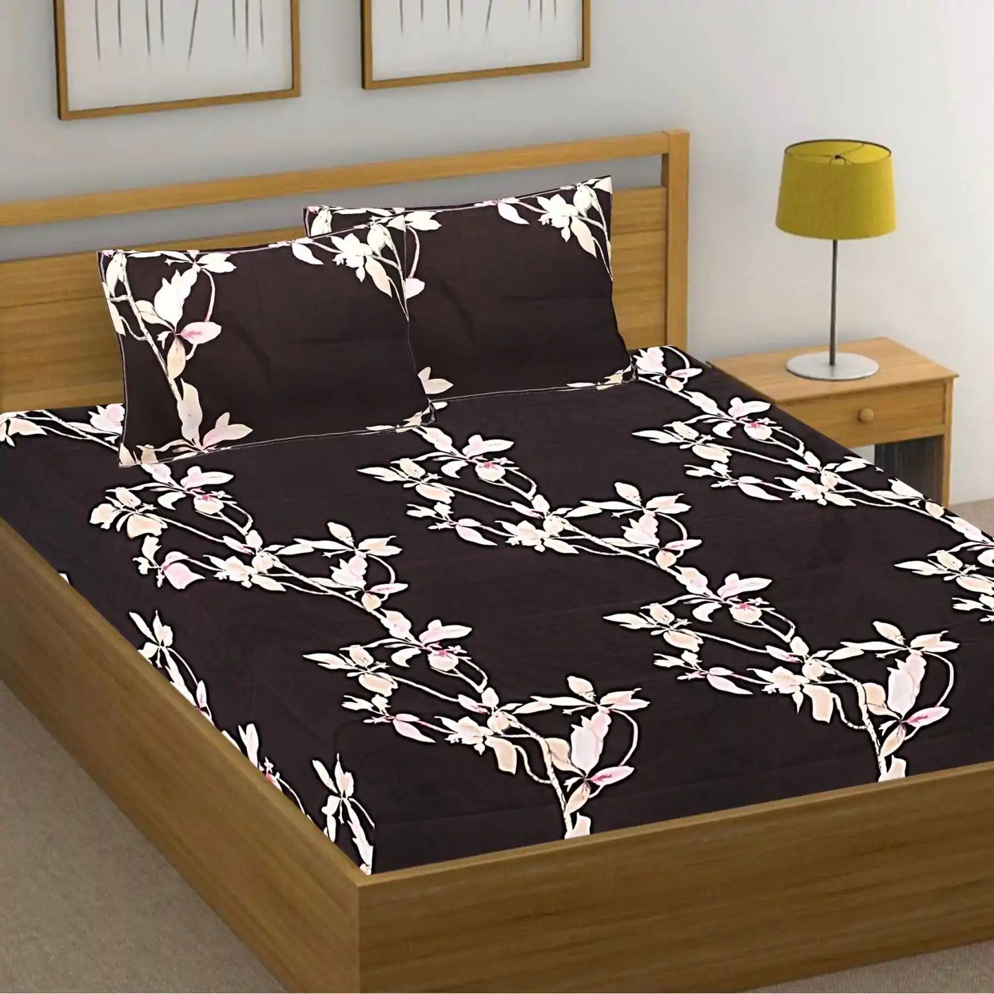 Floral Bale Double Bed Bedsheet