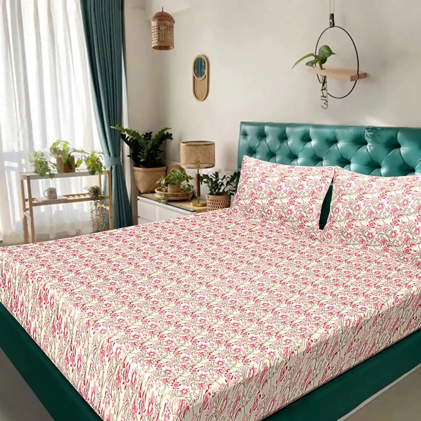 Doddle Blossoms Double Bed Bedsheet