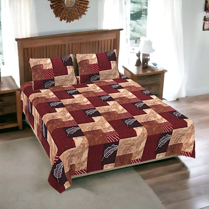 Forest Bliss Double Bed Bedsheet