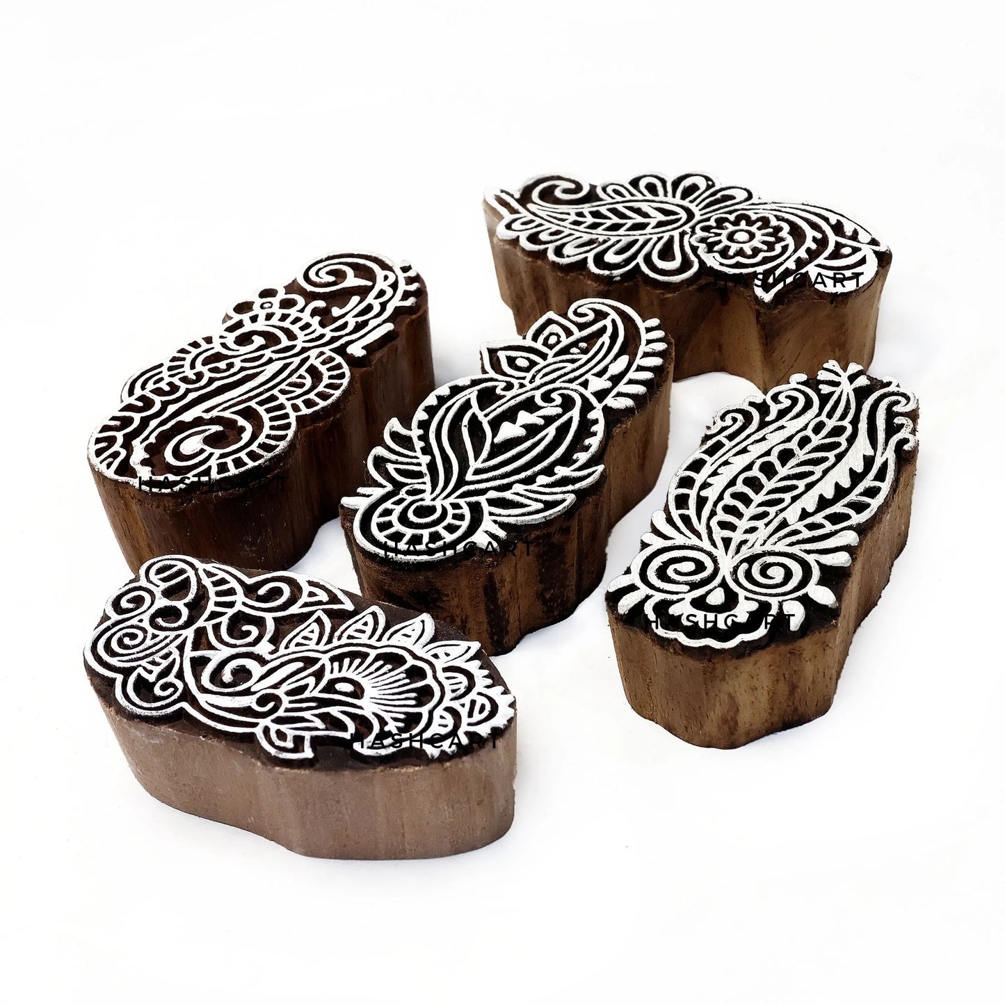 Paisley Wooden Printing Blocks