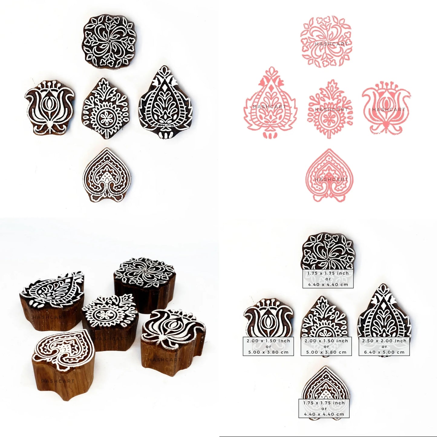 Floral Design Printing Stamps