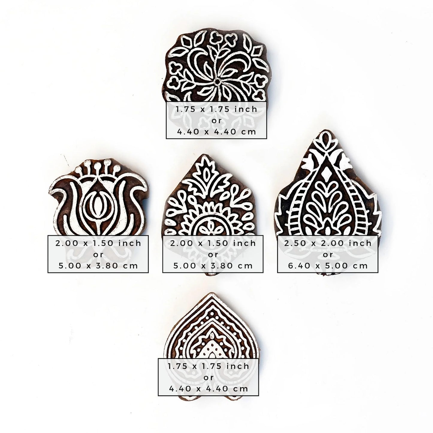 Floral Design Printing Stamps